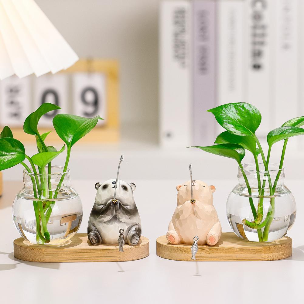 Cute Resin Figurines Mini Plan - огляд і ціна Propagation Station Vase