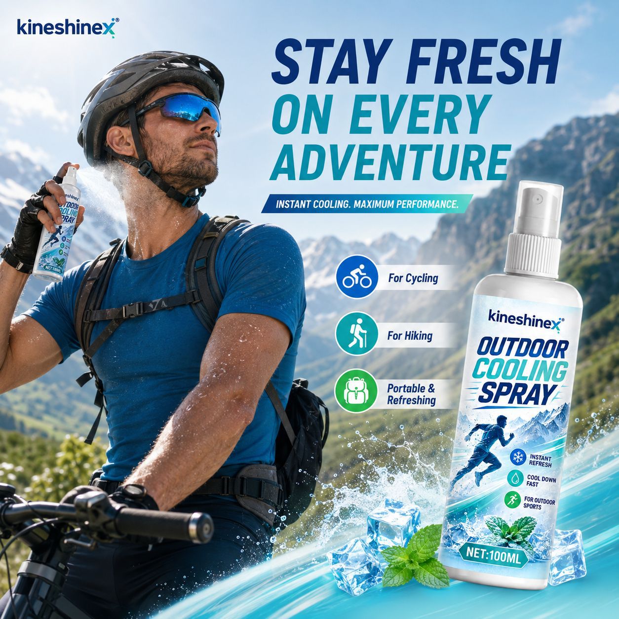 Outdoor Cooling Spray 100ml–In - огляд і ціна Misting Bottle Fine