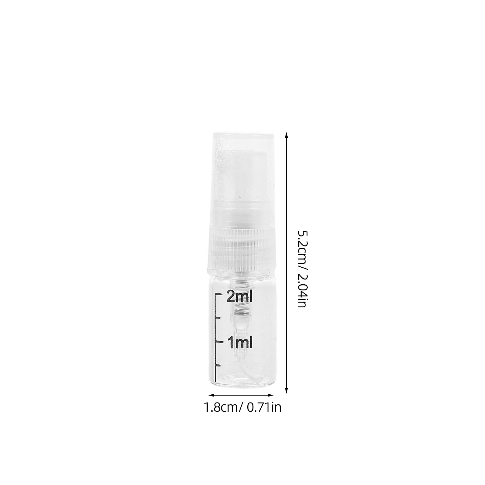 5Pcs Clear Glass Portable Spra - огляд і ціна Misting Bottle Fine