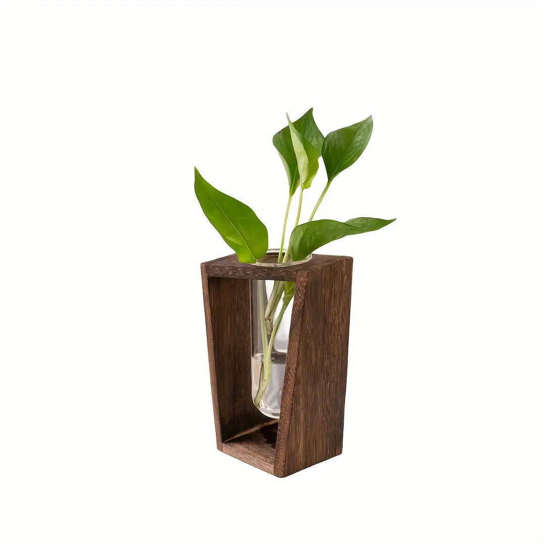 Modern Wood Propagation Vase - - огляд і ціна Propagation Station Vase