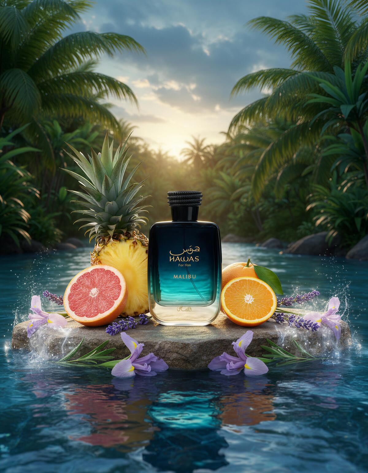 Rasasi Hawas Malibu For Him ED - огляд і ціна Misting Bottle Fine