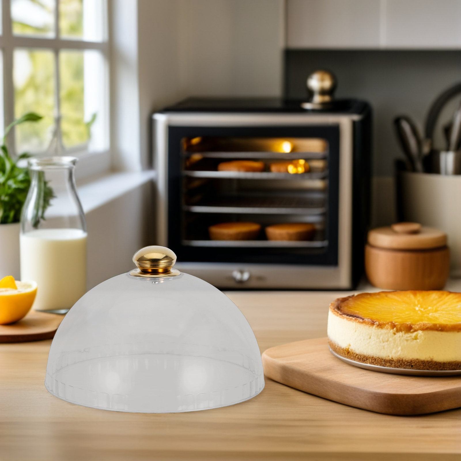 8.2 Inch Transparent Cake Dome - огляд і ціна Plastic Dome Clear