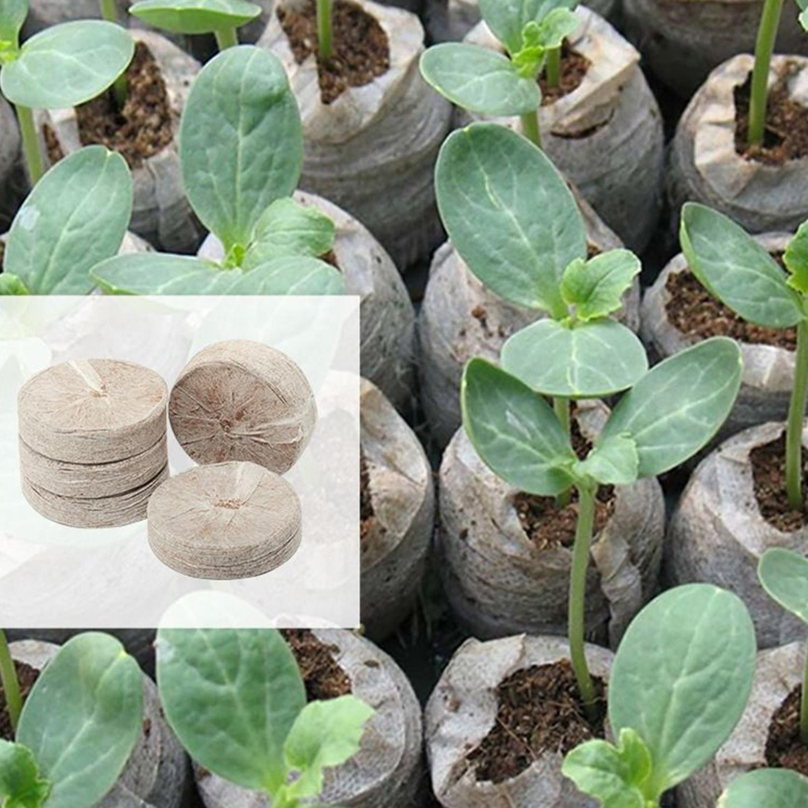 100 Piece Potting Mix Trays 30 - огляд і ціна Peat Pellet Tray