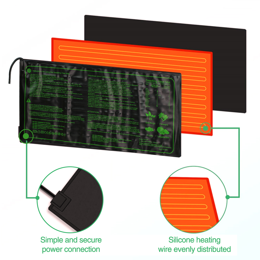 Seedling Heating Pad 3 Sizes W - огляд і ціна Heat Mat Seedling