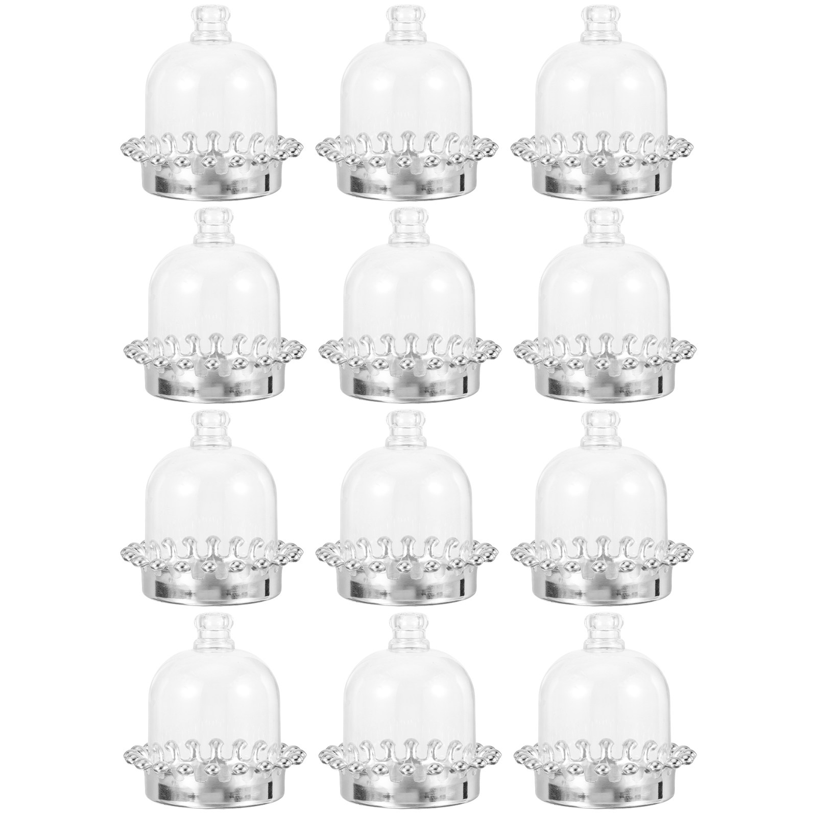 12Pcs Cake Stands Dome Cover T - огляд і ціна Plastic Dome Clear