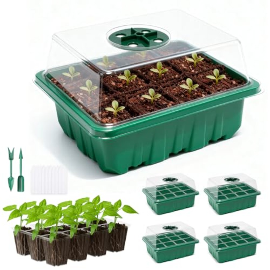5 Packs Seed Starter Tray with - огляд і ціна Humidity Dome Kit